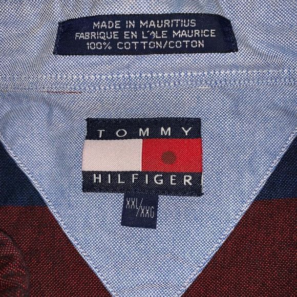 Vintage Tommy Hilfiger Striped Shirt Size 2XL - Picture 5 of 6